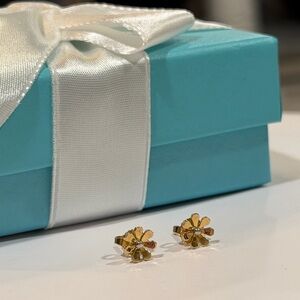 Tiffany & Co. Gold Flower Earrings